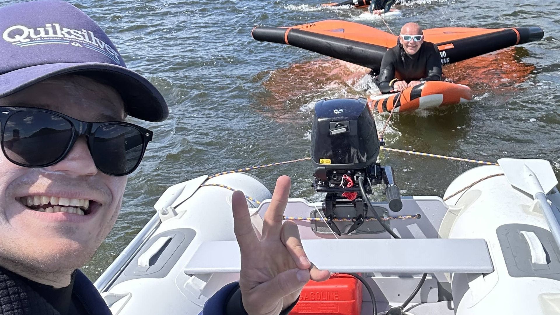 6 Macháč 8.5 - wingfoiling kurz praha machovo jezero